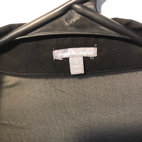 Sheer Button Down Top - Picture 3 of 5